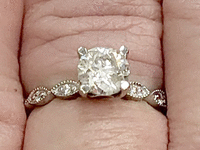 Image 4 of 7 of a N/A 18K WHITE GOLD LADY'S DIAMOND