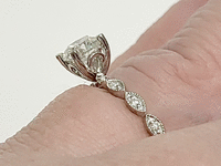 Image 5 of 7 of a N/A 18K WHITE GOLD LADY'S DIAMOND