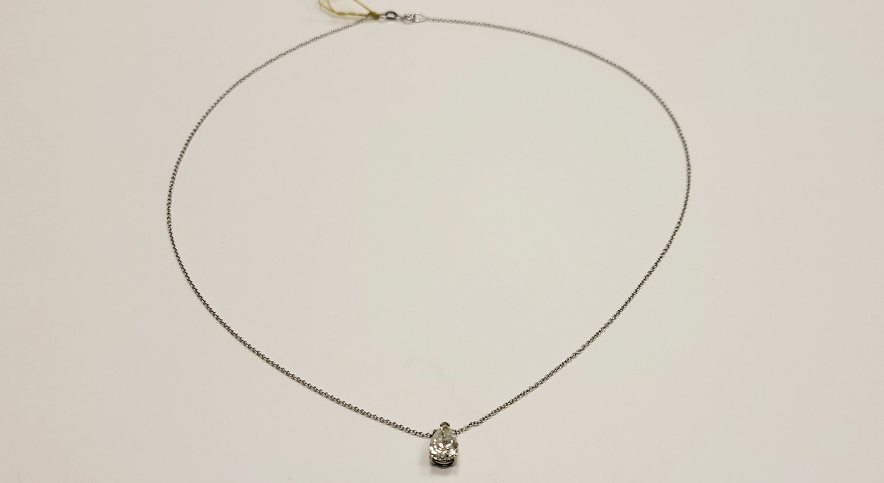 3rd Image of a N/A 14K WHITE GOLD DIAMOND SOLITAIRE