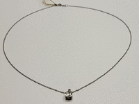 Image 2 of 10 of a N/A 14K WHITE GOLD DIAMOND SOLITAIRE