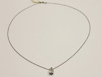 Image 4 of 10 of a N/A 14K WHITE GOLD DIAMOND SOLITAIRE
