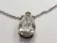 Image 9 of 10 of a N/A 14K WHITE GOLD DIAMOND SOLITAIRE