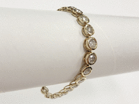 Image 4 of 6 of a N/A 14K YELLOW GOLD DIAMOND