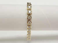 Image 5 of 6 of a N/A 14K YELLOW GOLD DIAMOND