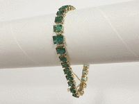 Image 2 of 5 of a N/A LADY'S EMERALD DIAMOND