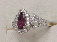 Image 3 of 8 of a N/A KASHMIR SAPPHIRE DIAMOND