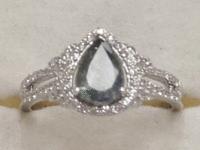 Image 2 of 8 of a N/A LADY'S ALEXANDRITE DIAMOND