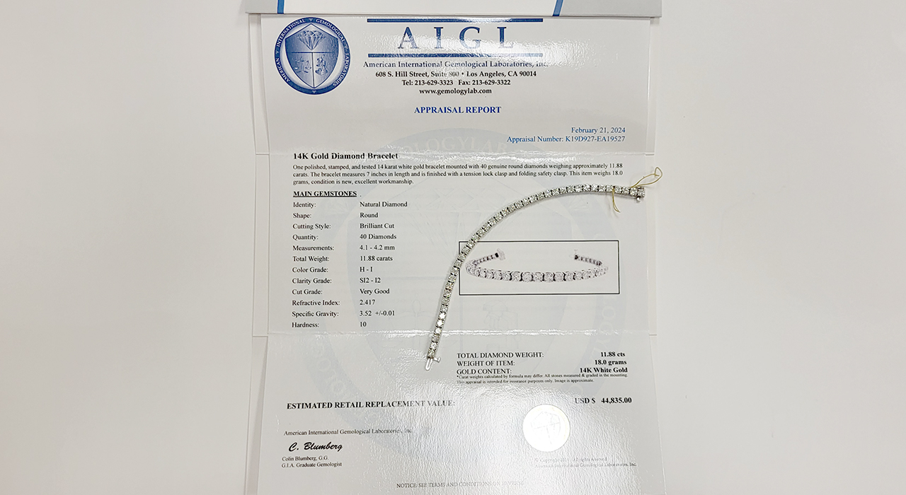 3rd Image of a N/A 14K WHITE GOLD DIAMOND