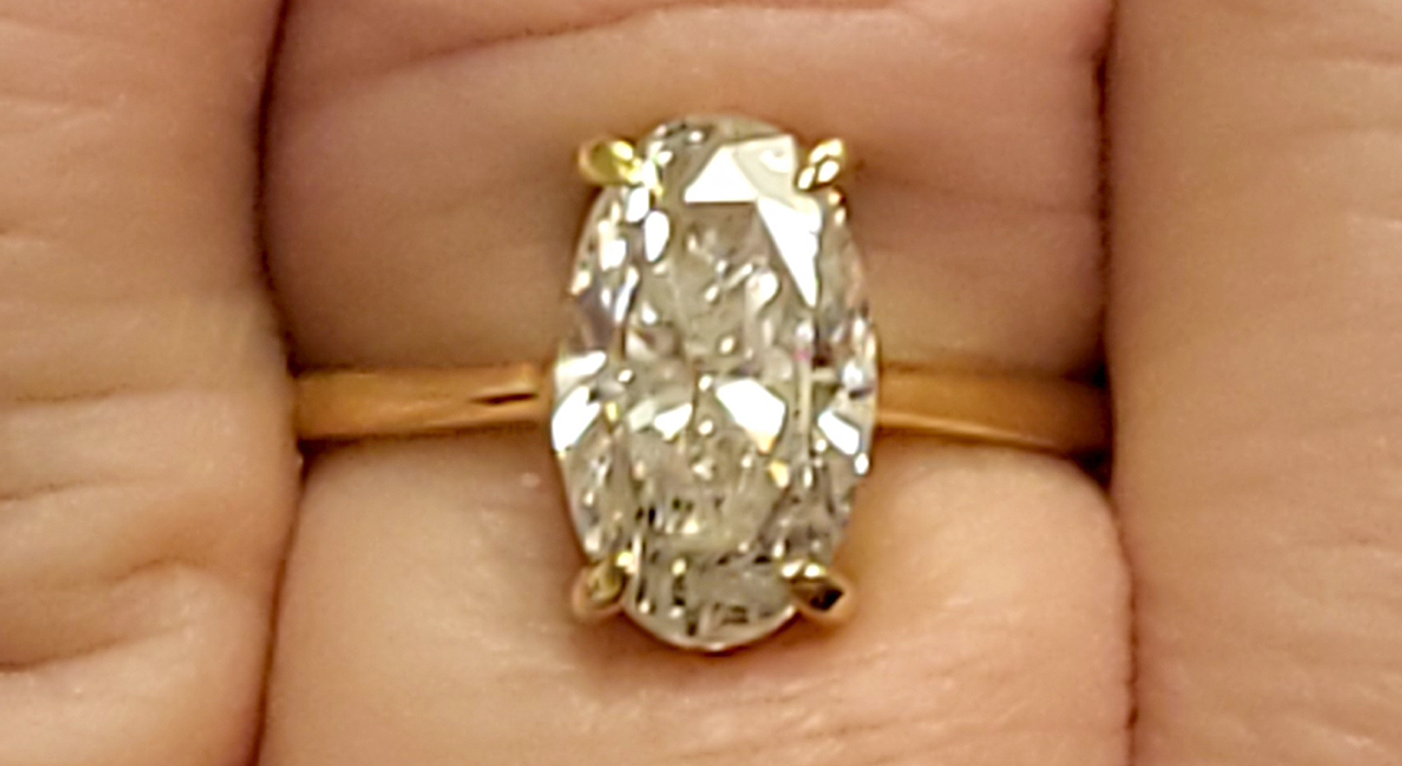 9th Image of a N/A 18K YELLOW GOLD DIAMOND SOLITAIRE