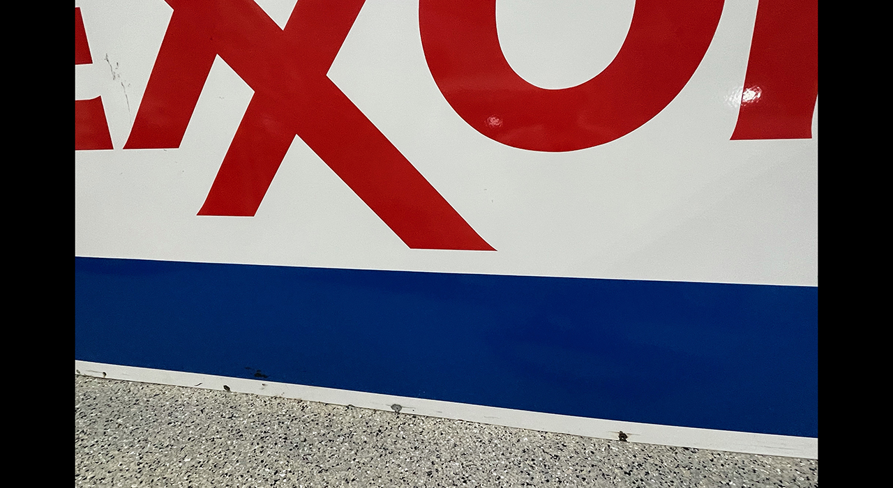 4th Image of a N/A EXXON PORCELAIN SIGN