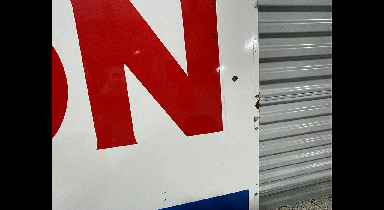 6th Image of a N/A EXXON PORCELAIN SIGN