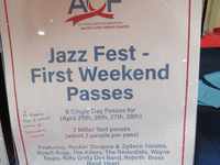 Image 1 of 1 of a N/A JAZZ FEST PACKAGE APRIL 25-28
