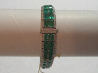 Image 2 of 8 of a N/A PLATINUM EMERALD DIAMOND