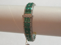 Image 3 of 8 of a N/A PLATINUM EMERALD DIAMOND