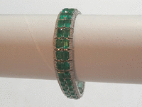 Image 6 of 8 of a N/A PLATINUM EMERALD DIAMOND