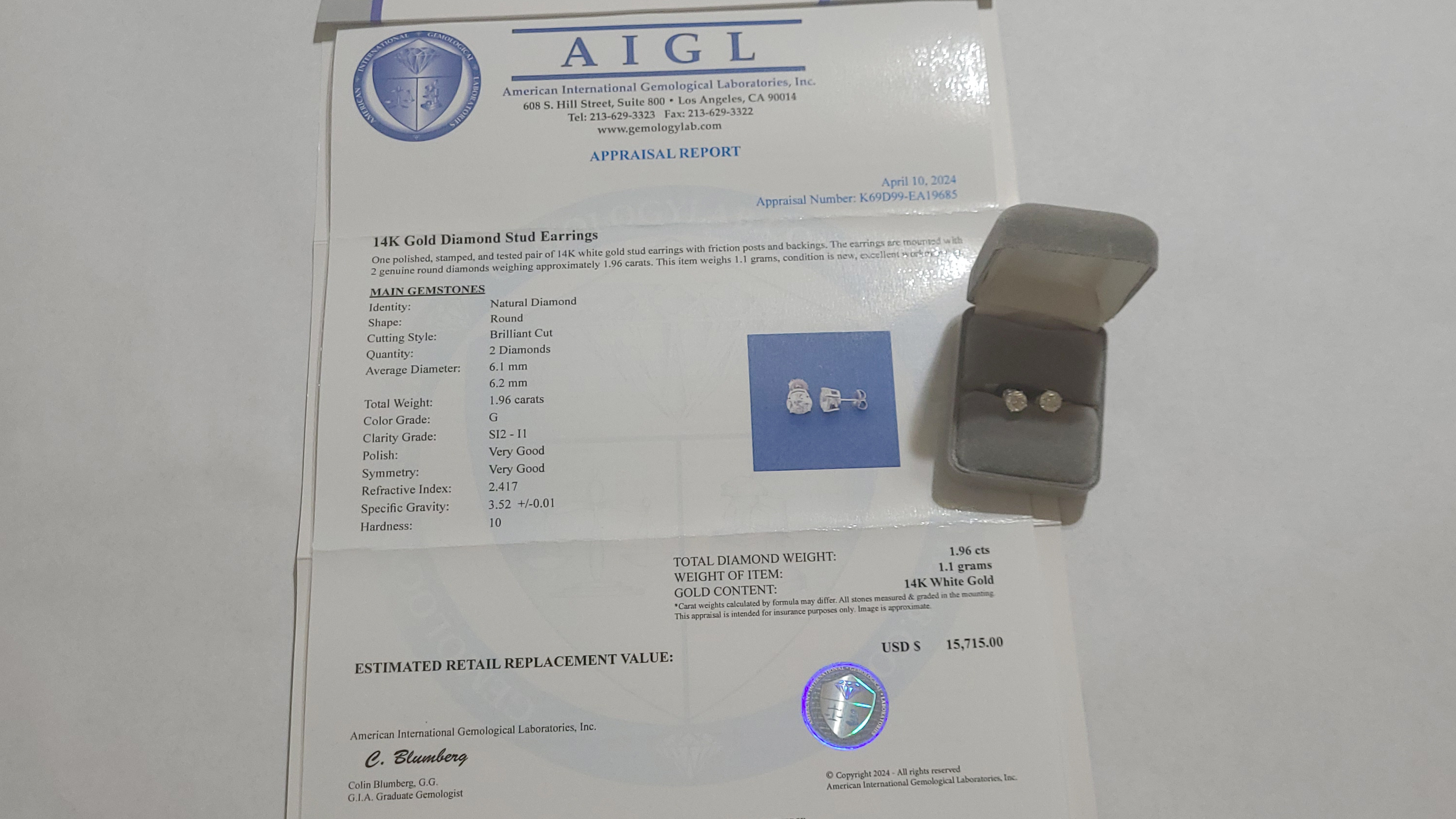 5th Image of a N/A 14K GOLD DIAMOND