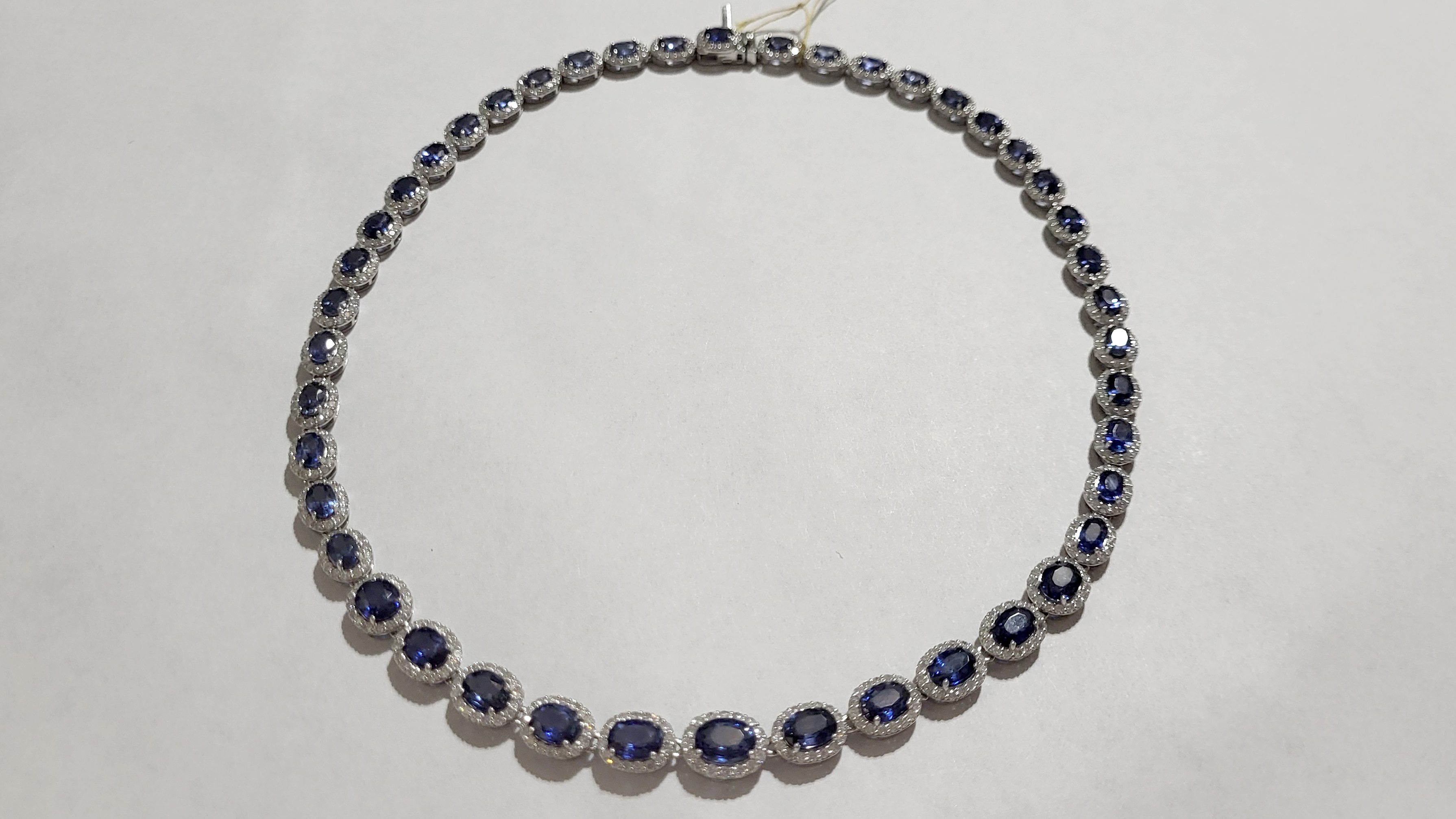 1st Image of a N/A PLATINUM SAPPHIRE DIAMOND
