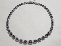 Image 2 of 5 of a N/A PLATINUM SAPPHIRE DIAMOND