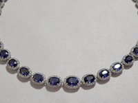 Image 3 of 5 of a N/A PLATINUM SAPPHIRE DIAMOND
