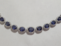 Image 4 of 5 of a N/A PLATINUM SAPPHIRE DIAMOND