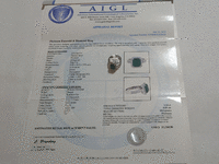 Image 8 of 8 of a N/A PLATINUM EMERALD DIAMOND