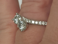 Image 5 of 7 of a N/A 14K WHITE GOLD DIAMOND