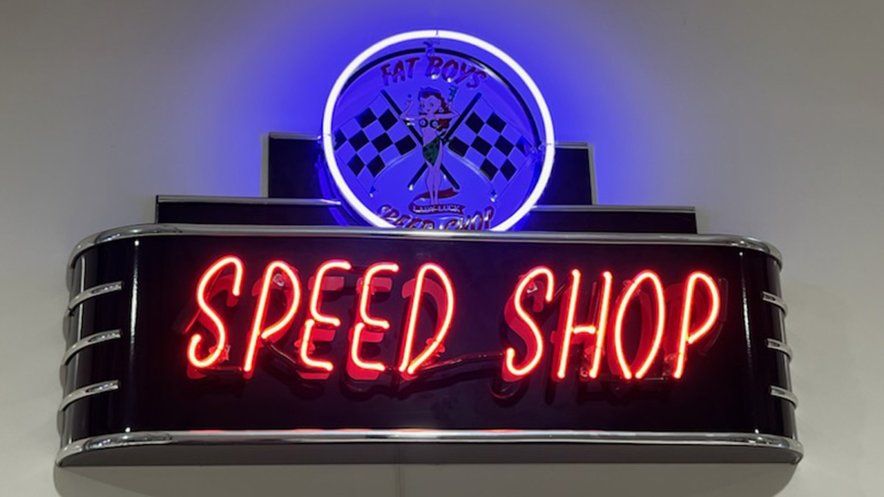 0th Image of a N/A SPEED SHOP NEON SIGN