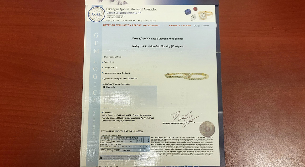 4th Image of a N/A 14K YELLOW GOLD DIAMOND