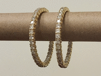 Image 2 of 5 of a N/A 14K YELLOW GOLD DIAMOND