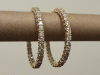 Image 4 of 5 of a N/A 14K YELLOW GOLD DIAMOND
