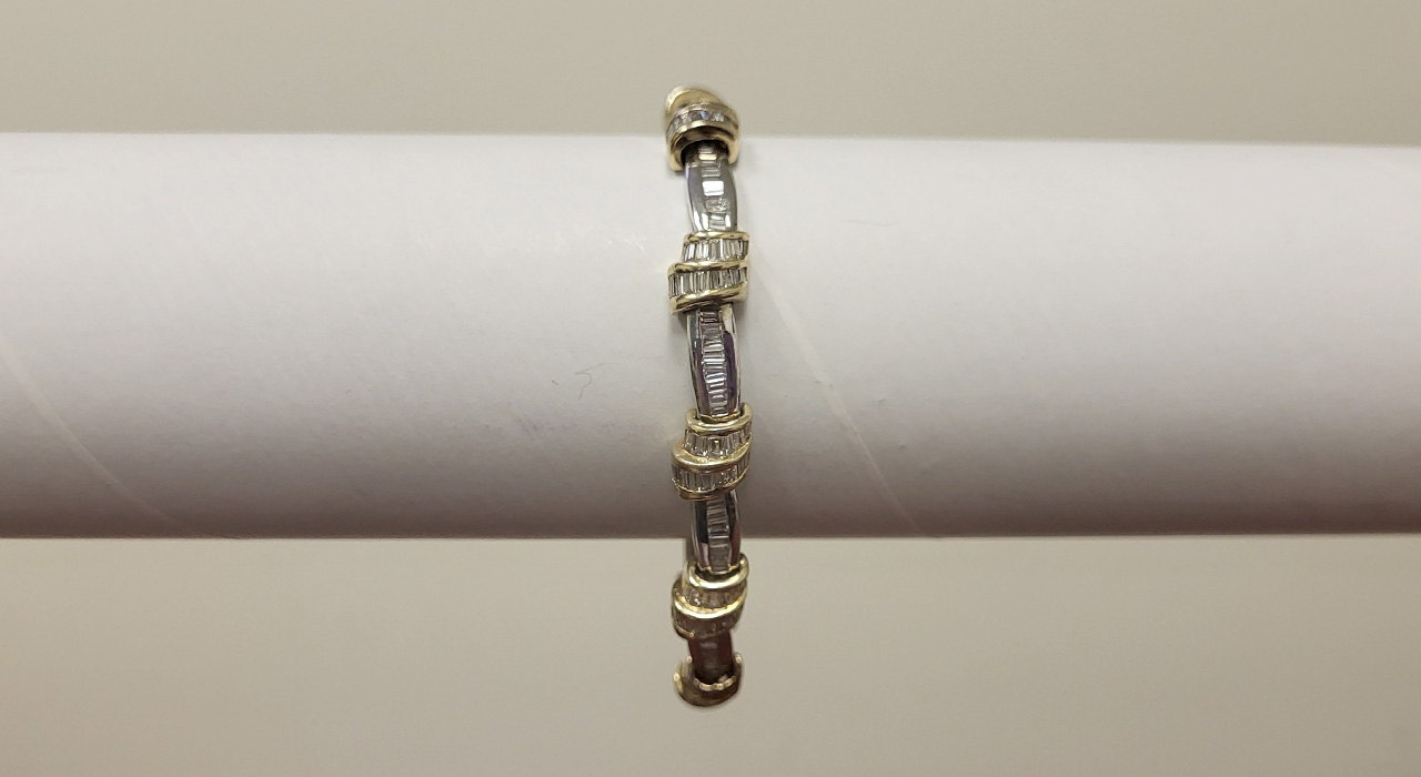 2nd Image of a N/A 14K WHT YLLW GOLD DIAMOND