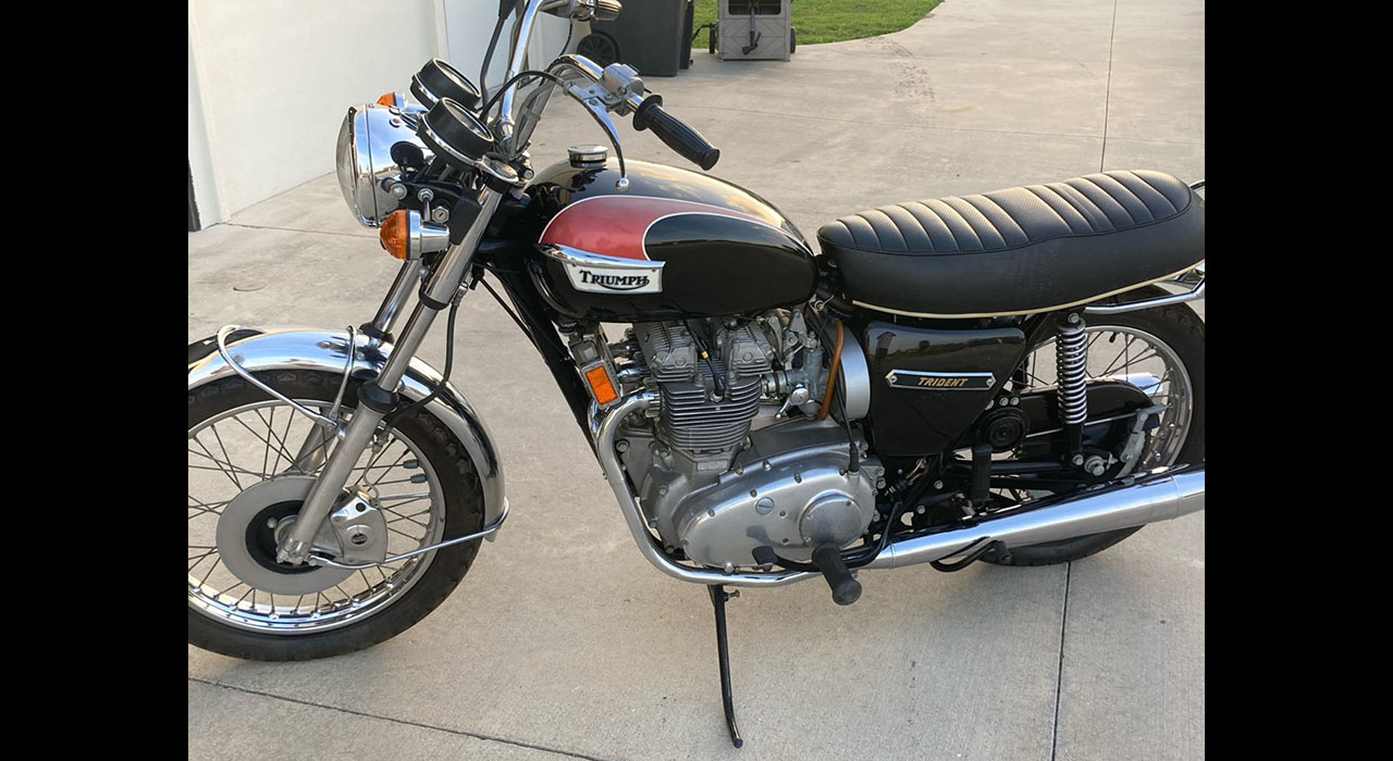 2nd Image of a 1974 TRIUMPH T150 TRIDENT