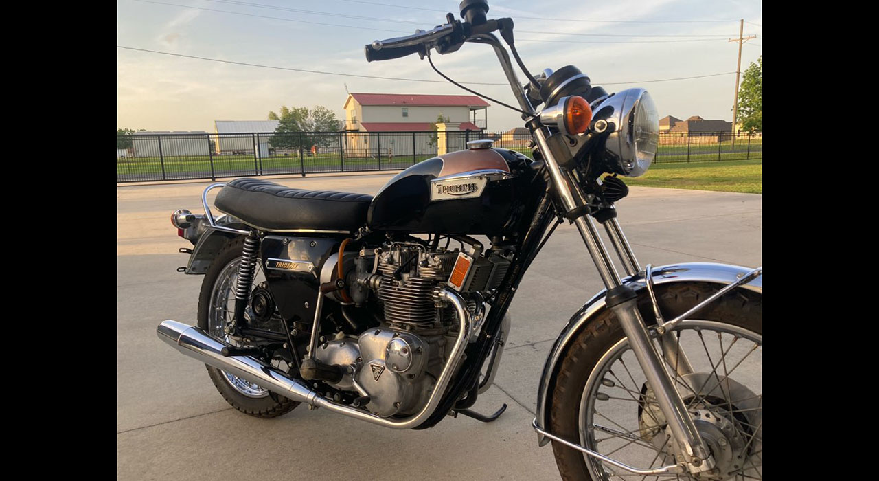 3rd Image of a 1974 TRIUMPH T150 TRIDENT