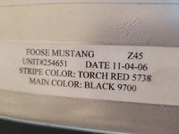 Image 12 of 14 of a 2007 FORD MUSTANG FOOSE
