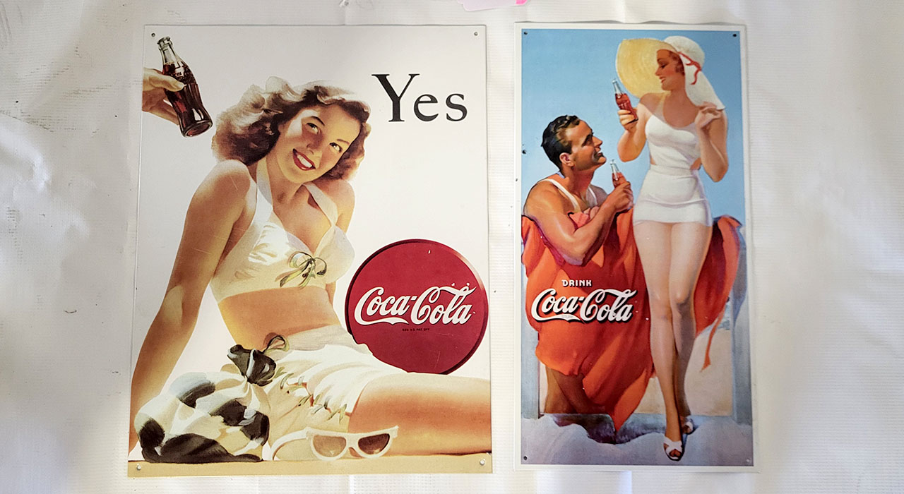 0th Image of a N/A COCA COLA METAL SIGNS
