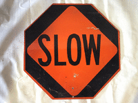 Image 2 of 2 of a N/A STOP SLOW ROAD WORKER