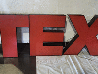 Image 2 of 3 of a N/A TEXACO CAN LETTERS