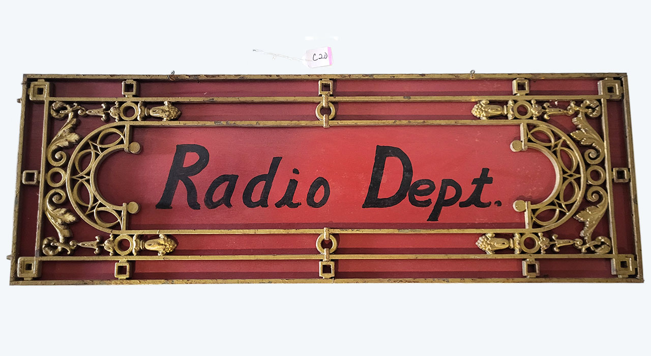 0th Image of a N/A RADIO DEPT SIGN