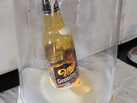 Image 3 of 4 of a N/A MILLER GENUINE DRAFT SNOW GLOBE