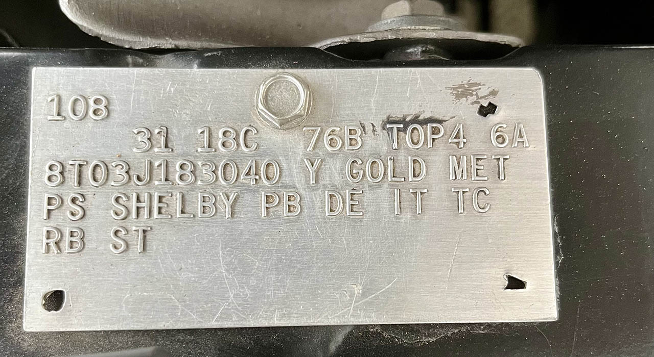 18th Image of a 1968 FORD SHELBY GT350