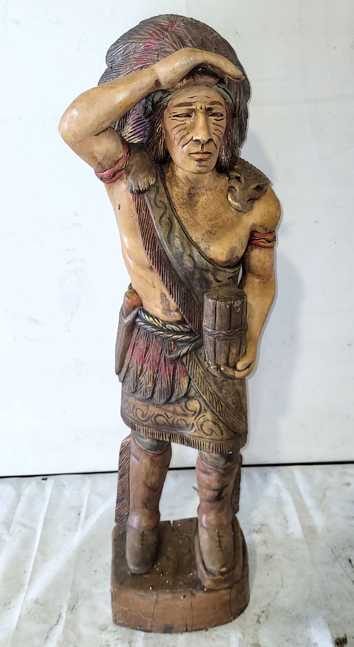 0th Image of a N/A CIGAR STORE INDIAN CARVED WOOD