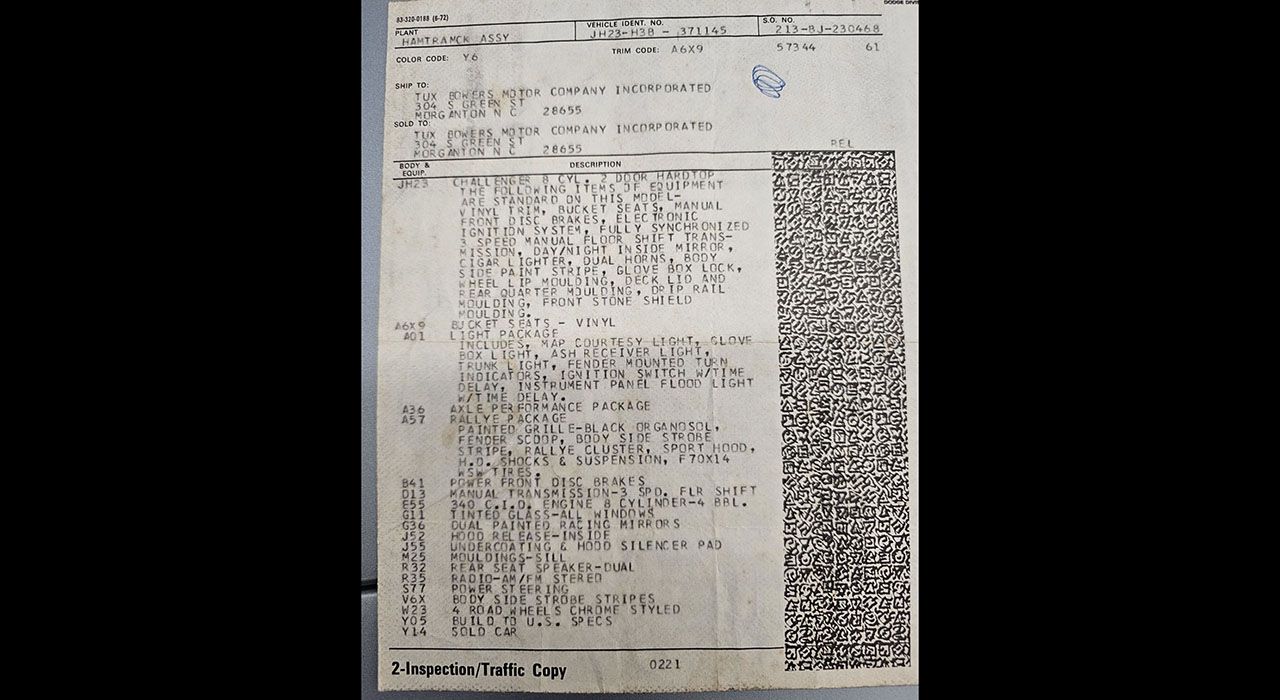 20th Image of a 1973 DODGE CHALLENGER