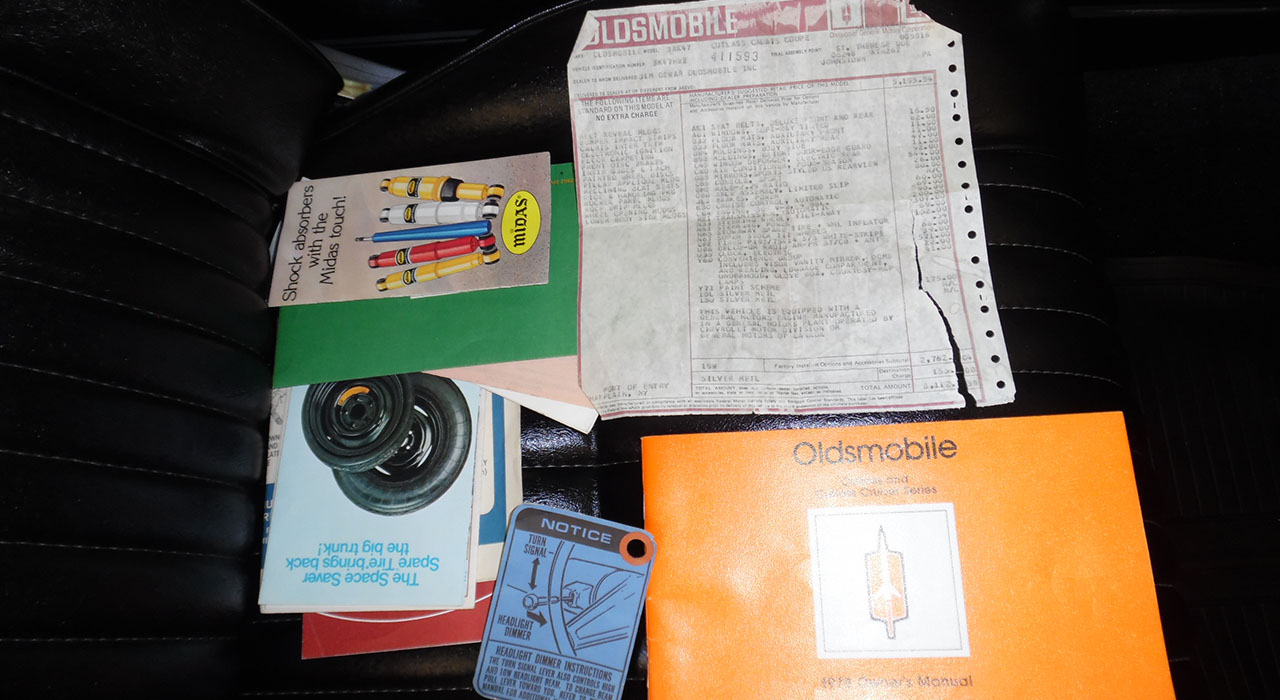 20th Image of a 1978 OLDSMOBILE CUTLASS CALAIS