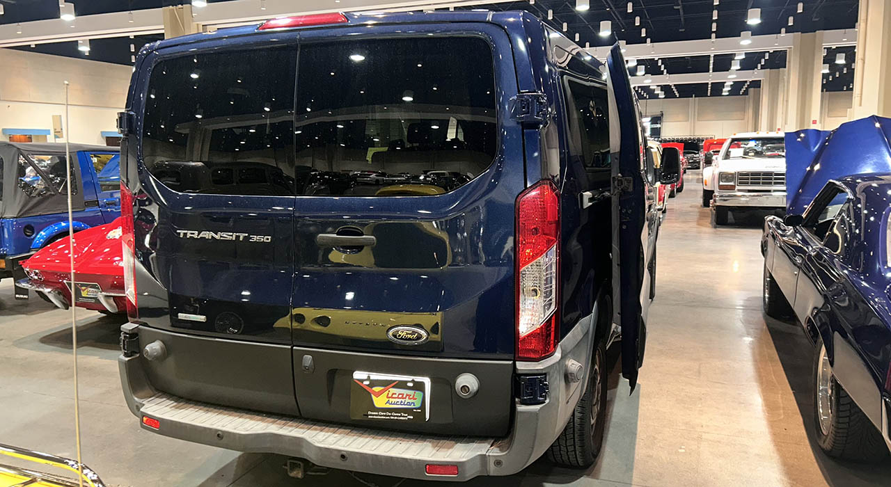 3rd Image of a 2016 FORD TRANSIT WAGON T-350 LOW ROOF SLIDE XL