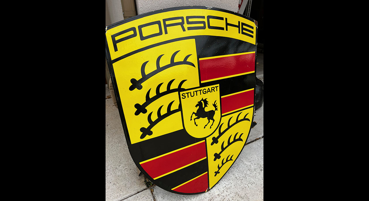 0th Image of a N/A PORSCHE CREST PORCELAIN ENAMEL