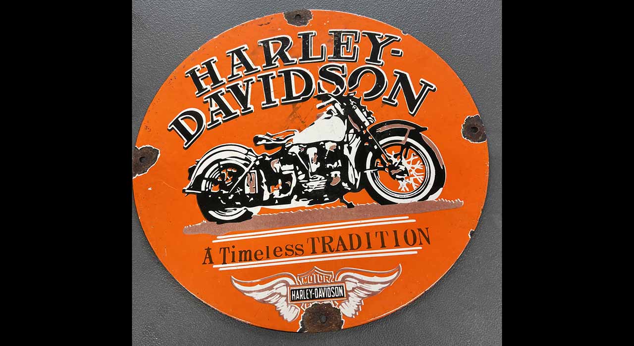 1st Image of a N/A HARLEY DAVIDSON PORCELAIN