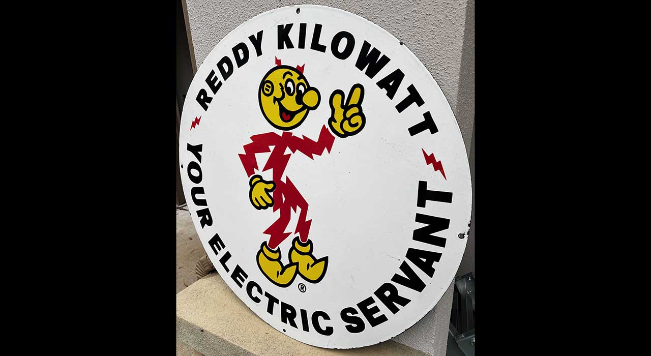 1st Image of a N/A REDDY KILOWATT PORCELAIN