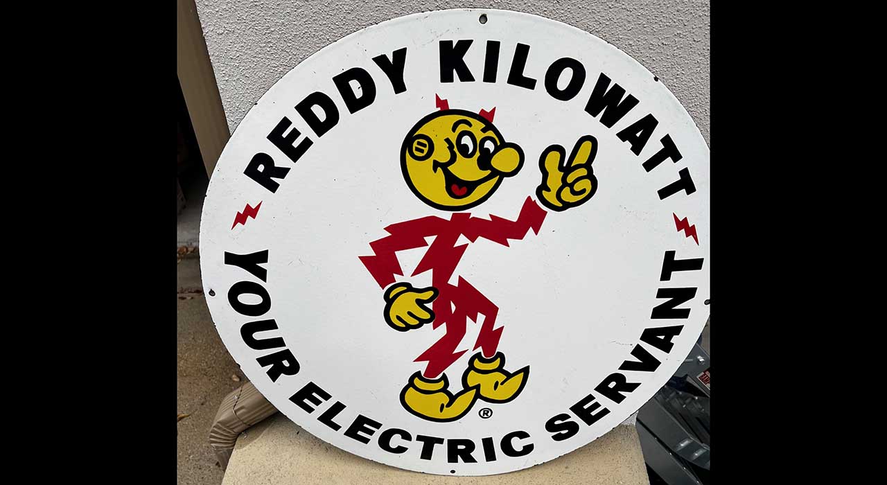 2nd Image of a N/A REDDY KILOWATT PORCELAIN