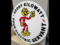 Image 2 of 4 of a N/A REDDY KILOWATT PORCELAIN