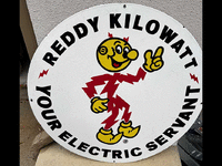 Image 3 of 4 of a N/A REDDY KILOWATT PORCELAIN